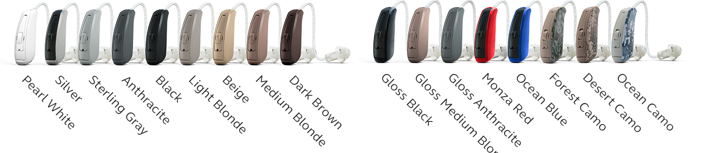 ReSound Hearing Aid Custom Color Choices